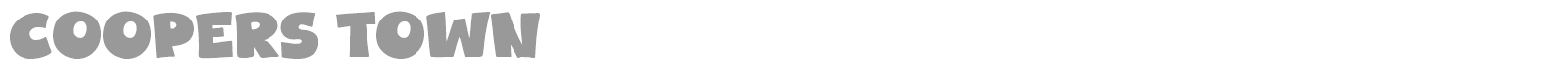 Coopers Town font preview
